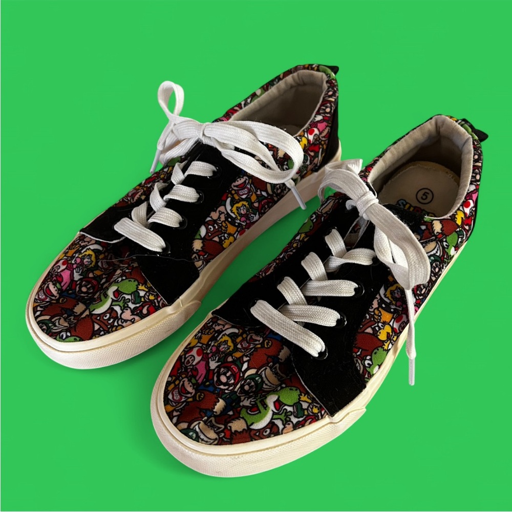 Nintendo Ground Up Super Mario Bros Sneakers
